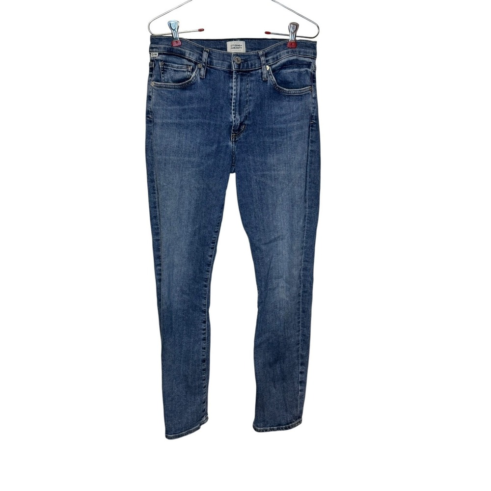 Citizens of Humanity Women's Jeans Skyla Skinny Pockets Mid-Rise Denim Blue 28